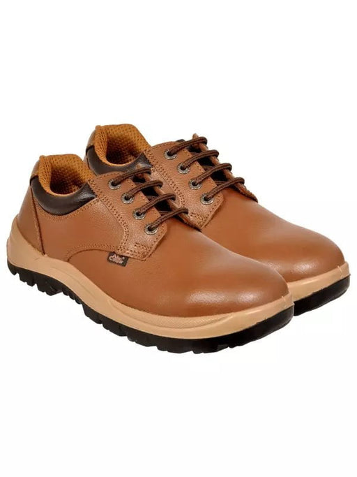 Allen Cooper Safety Shoes Allen Cooper AC 11102 Leather Steel Toe Tan Safety Shoes