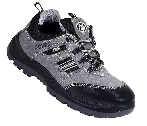 Allen Cooper Safety Shoes Allen Cooper AC 1156 Anti-static Steel Toe Grey & Black Safety Shoes