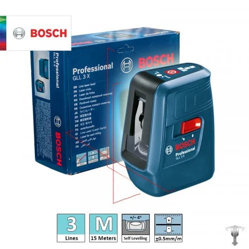 Bosch Laser Level Bosch GLL-3X 15 m Line Laser Level