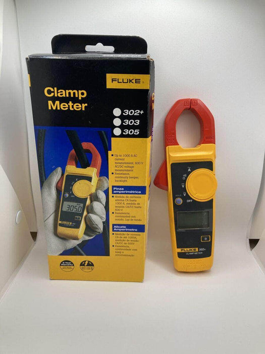 Fluke Digital Clamp Meter Fluke 302+ Digital AC Clamp Meter 400 A 600 V