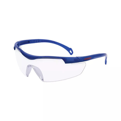 Karam Safety Goggles Karam ES015 Clear: 3-1.2 Lens Scale Polycarbonate Hard-Coated Safety Goggle Blue