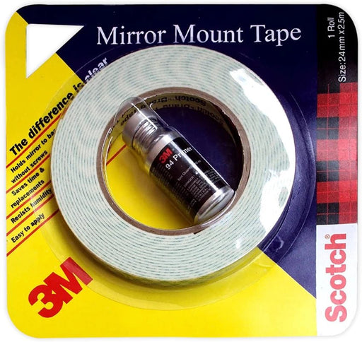 3M Mirror Mounting Tape 3M IA120100150 Mirror Mounting Tape, 12 mm x 2.5 m (1 Roll)