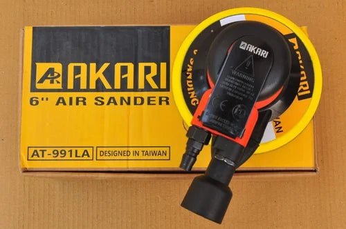 Akari Air Orbit Sander Akari 6Inch (125mm) Inlet 1/4 Random Air Orbit Sander AT-991LA 10000 RPM