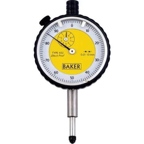 Baker Dial Indicator Baker 10 mm Plunger Type Dial Indicator 56-K02