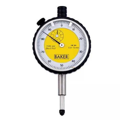 Baker Dial Indicator Baker 10 mm Plunger Type Dial Indicator 56-K05