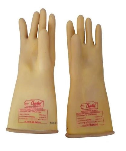Crystal Electrical Gloves Crystal MAKE Electrical Safety Hand Gloves 11 KVA Pack Of 1 Pair