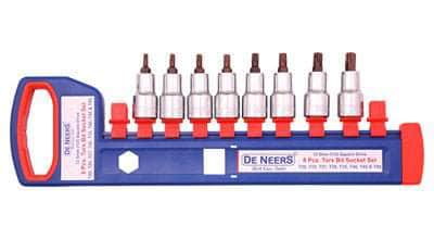 De Neers Socket Sets De Neers 3/8 Drive Hex Socket Sets DN-12 (12Pcs) 10-19mm