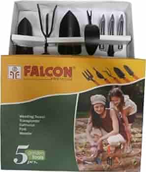 Falcon Garden Tools FALCON BLACK COATED GARDEN TOOL 5 PCS SET FGTB-95/5