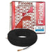 Finolex Flame Retardant Flexible Cable Black Finolex 1.5 sq.mm Electric House Wire FRLS Single Core (90m)