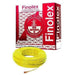 Finolex Flame Retardant Flexible Cable Yellow Finolex 0.75 sq.mm (Flame Retardant) Single Core PVC Insulated Copper Flexible Cable(100m)