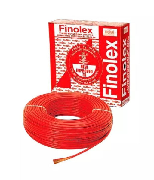Finolex Flame Retardant (FR) House Cable Finolex 1.5 Sq.mm 1 Core Flame Retardant (FR) House Cable Red (90 m)