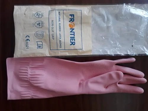 Frontier Rubber Gloves Frontier Latex Rubber Gloves 15 Inch (Pack of 6 Pairs)