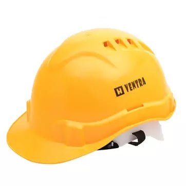 Heapro Safety Helmet Heapro Ventra VLD-0011 Nape Type Helmet Yellow Pack of 5