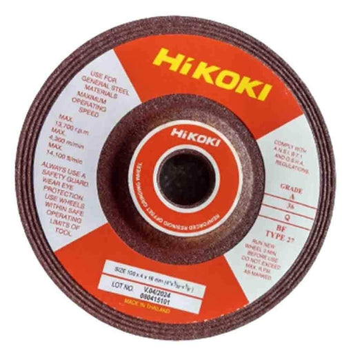 Hikoki Grinding wheels Hikoki Grinding wheel 4 inch x 4mm, C414033AZ (Pack 25 Piece)