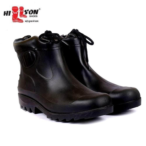 Hillson Safety Shoes Hillson High Ankle Black Collar Boot With Steel Toe