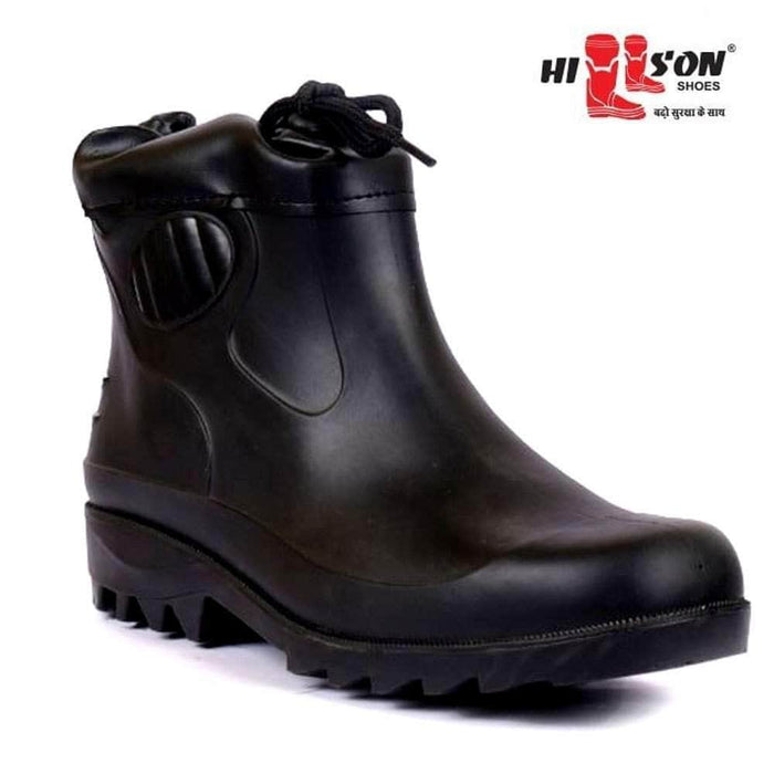 Hillson Safety Shoes Hillson High Ankle Black Collar Boot With Steel Toe