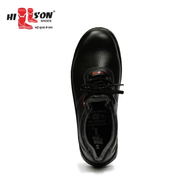Hillson Safety Shoes Hillson Panther ISI Marked Steel Toe Black Safety Shoes