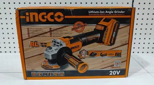 Ingco Angle Grinder Ingco 4 inch 8500 RPM Cordless Angle Grinder CAGLI1001 Without Battery & Charger