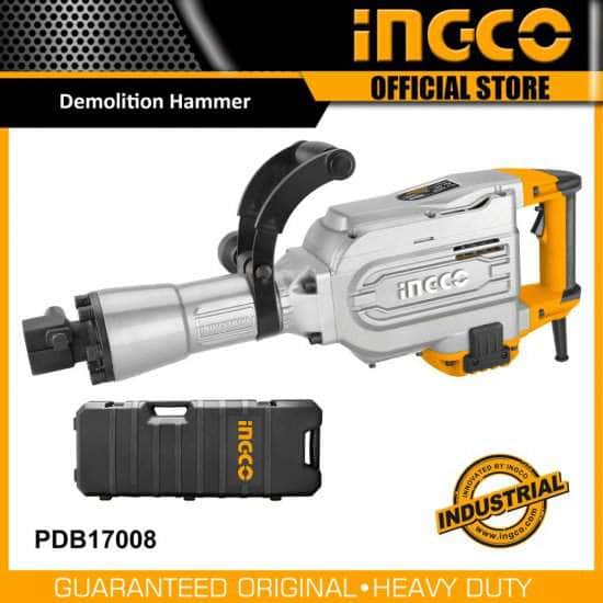 Ingco Demolition Hammer Ingco 16 KG 1700 W HEX chuck system Demolition Breaker 1400 BPM (PDB17008)
