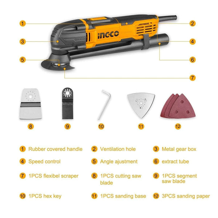 Ingco Ingco 10000-20000 RPM Multi Function Tools MF3008