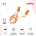 Karam Ear & Hearing Protections Karam Disposable Foam Ear Plug EP-02 (Pack of 20)