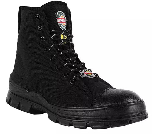 Liberty Warrior Safety Shoes Liberty Warrior 88-46HSTG Double Density Black Canvas Boot
