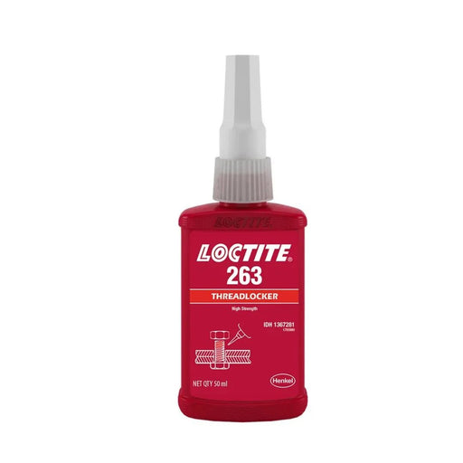 Loctite Threadlockers Loctite 263 50 ml Threadlocker High Strength, High Temperature 1367281