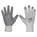 MALLCOM Coated Gloves Mallcom 10 Inch Seamless Nitrile Dipped Gloves P25NGA (Pack of 12) (Large)