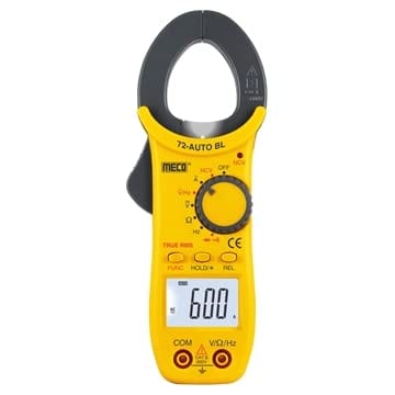 Meco Clamp Meter MECO 72 Auto BL 3¾ Digit / 4000 Count 600A AC TRMS Autoranging Digital Clamp meter