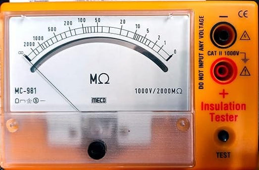 Meco Insulation Tester Meco 100V - 20MΩ Analog Insulation Tester MC-901