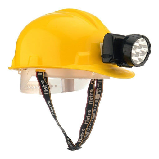 Metro Safety Helmet Metro SH-1207 Metro Nape with Light Industrial Safety Helmet