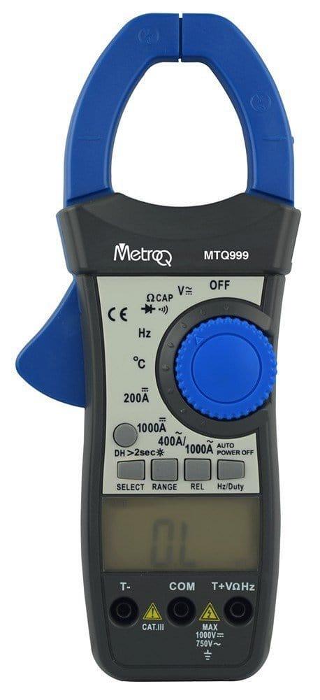 MetroQ Clamp Meter MetroQ MTQ-999 Digital AC/DC Clamp Meter 1000 A 750 V