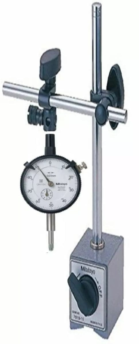 Mitutoyo Dial Indicator Mitutoyo 7010S-10 Magnetic Stand with Dial Indicator 10 mm 2046s