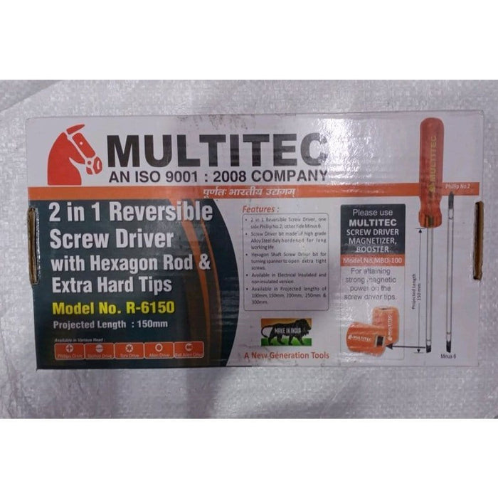 MultiTec Screwdriver Multitec 2 in 1 Insulated Screwdriver R 6150 i