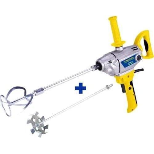 Pro Tools Paint Mixer Pro Tools 140 mm Paint Putty Mixer with 2 Rod 1050W 1016 A