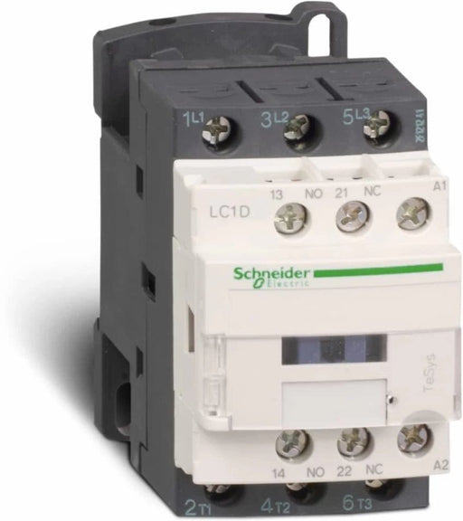 Schneider Power Contactors Schneider TeSys D Power Contactor 3P 1NO+1NC AC3 12A 220VAC coil LC1D12M7
