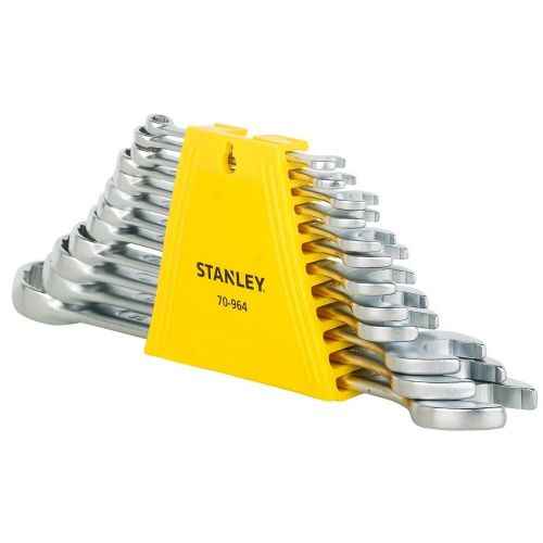 Stanley Combination Spanner Set Stanley 12 Pieces CRV Steel Combination Spanner Set, 70-964E