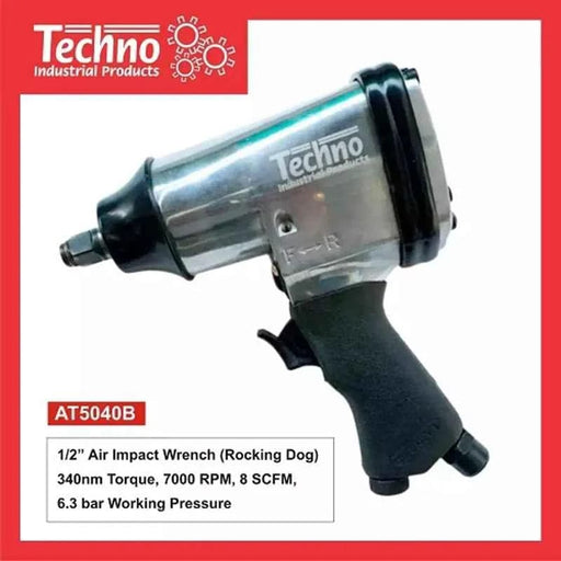 Techno Air Impact Wrench Techno AT 5040 B 1/2 Inch 7000 RPM Air Impact Wrench