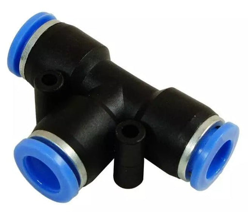 Techno Pneumatic Fittings Techno 8 mm Thread Size Equal Tee PUT (Pack of 25)