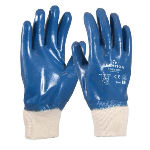 Techtion Coated Gloves Techtion FORT KW DRYPRO Nitrile Dipped Gloves (Pack Of 6 Pairs)