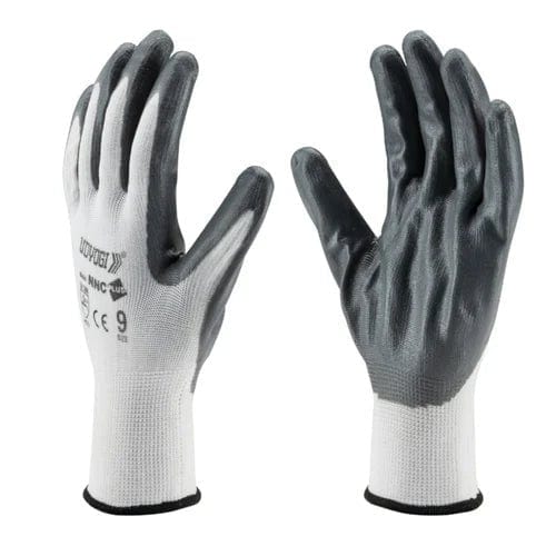 Udyogi Coated Gloves Udyogi NNC-1310 Nitrile Palm Coated Gloves (Pack of 12 Pairs)