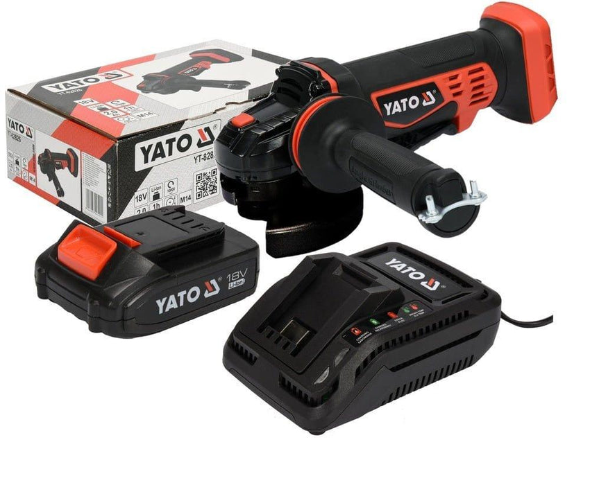 Yato Angle Grinder Yato 10000 RPM Battery Operated Cordless Angle Grinder YT-82826