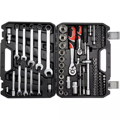 Yato ScrewDrivers & Bits Yato Socket Wrench Set  (Set of 82 pcs), YT-12691